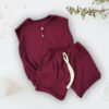 Knitted Cotton Sando & Shorts/Kids Terno for boys/Comfy Kids Clothes - Image 3